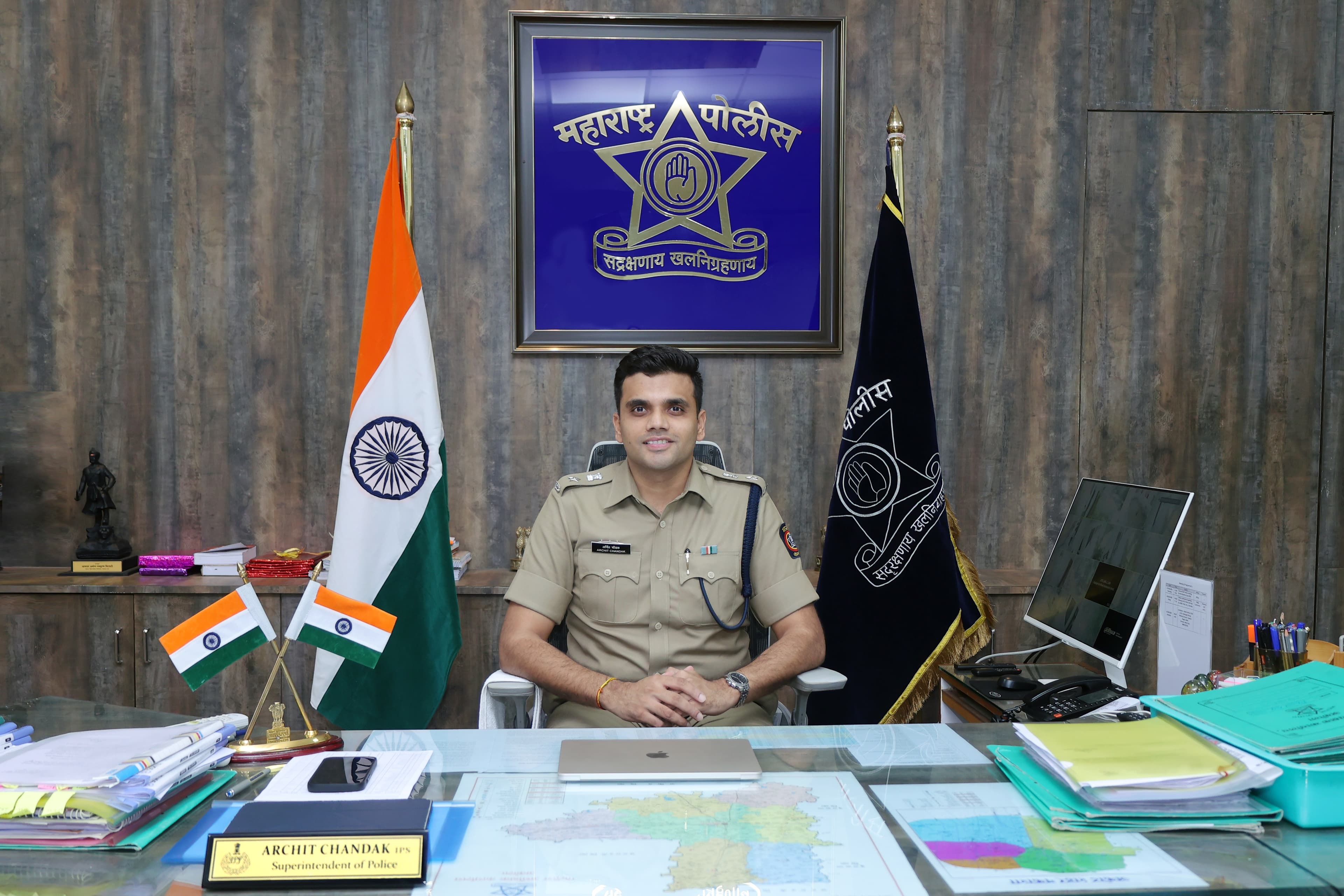 Superintendent of Police Photo - Shri. Archit Chandak (IPS) Superintendent of Police Photo